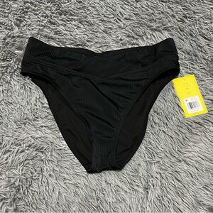 cabana  crown & Ivy Black bikini bottoms medium NEW